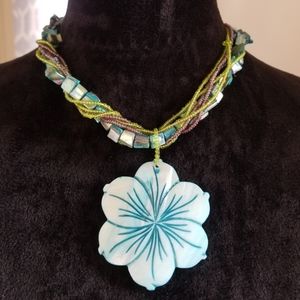 Handmade beaded necklace